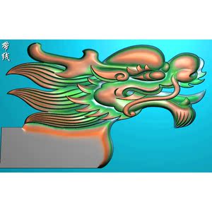 精雕图jdp灰度图bmp浮雕图木雕数控雕刻仓板背板龙头衣帽架带线