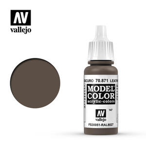 vallejo西班牙AV70871/144/147皮革褐色环保丙烯水性模型手涂漆
