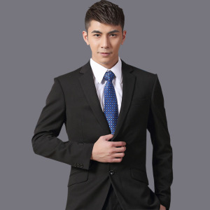 2019新款男士西服外套商务休闲修身职业装套青春流行绅士青年正装