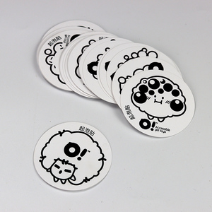 o slime史莱姆起泡贴 起泡胶气泡贴纸一次性原创可爱超大款防飞贴