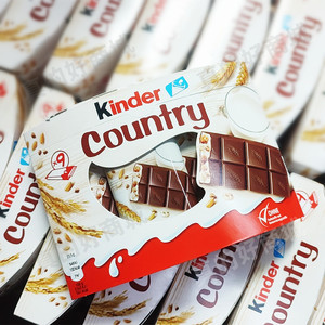 德国进口kinder country健达缤纷乐牛奶谷物脆心夹心巧克力康脆麦