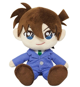 【景阁/原版】现货 柯南周边 坐姿毛绒公仔玩偶 工藤新一