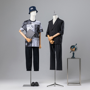服装店模特道具男半身西装礼服人台韩版男装店模特架子全身展示架