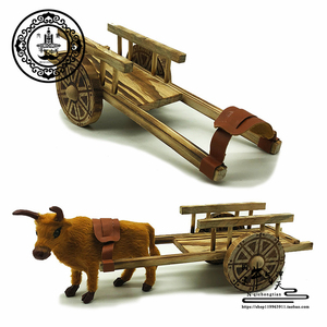 心侣旗舰店天猫蒙古勒勒车模型草原勒勒车蒙古族特色摆件牛拉车摆设