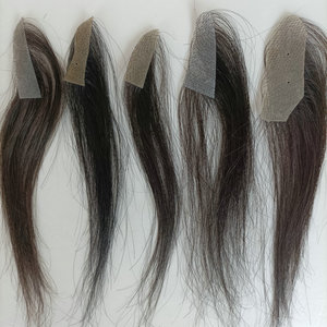 粘头皮的假发斑秃遮挡摭盖贴片疤痕补发片真人发丝小面积生物膜