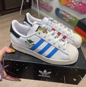 【美妈在纽约】adidas/阿迪达斯 大童款星球大战鸳鸯贝壳鞋板鞋