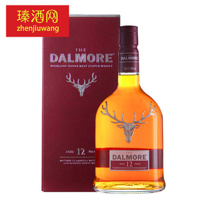 达尔摩12年单一麦芽威士忌英国原装原瓶进口DALMORE帝摩大摩洋酒