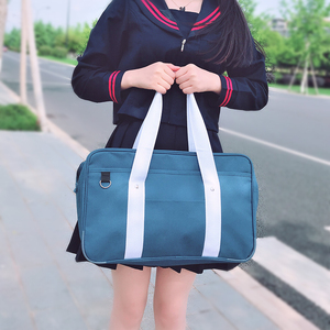 帆布jk制服包包斜挎日系学院风二次元单肩手提搭配jk通勤包cos女