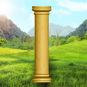 罗马柱模具圆柱光面柱模型圆形水泥柱子欧式别墅建筑外墙装饰造型