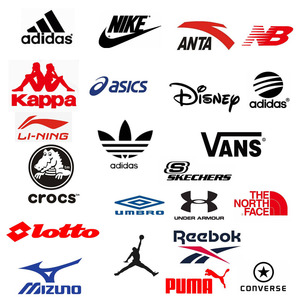 自粘防水墙贴纸定制玻璃贴商店门店服装店户外运动品牌标志logo贴_阿