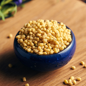 去皮绿豆仁400g 精品五谷杂粮绿豆米 去皮绿豆黄 脱皮不带皮绿豆