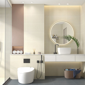 布纹砖拉丝卫生间瓷砖300x600哑光墙砖厨房浴室阳台厕所地仿古砖