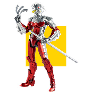 御模道旗舰店天猫御模道 机动奥特曼赛文素组可动人偶机甲拼装模型