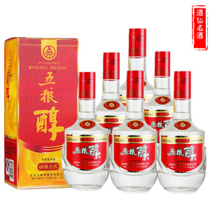 【2017年生产】五粮液股份45度五粮醇酒第三代浓香型500ml*6瓶酒