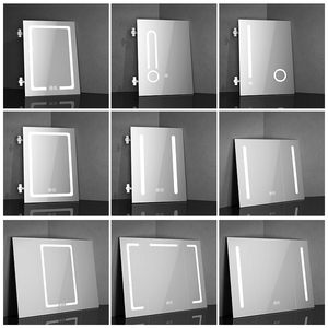 厂家非标铝合金智能镜柜箱门定制洗手间多功能化妆柜浴室镜柜门框