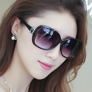 新款韩版太阳镜女生复古大框潮墨镜旅游气质美女眼镜特价9元包邮