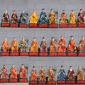24寸极彩六十甲子神像花甲太岁佛像寺庙供奉摆件树脂玻璃钢60厘米