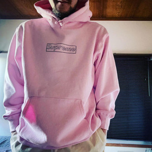 supreme 21ss kaws chalk logo hooded box 联名新品卫衣连帽衫潮