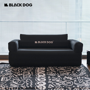 blackdog黑狗户外自动充气沙发折叠躺椅露营家用懒人空气床午休椅