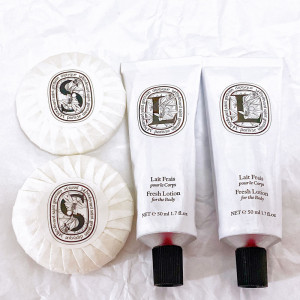 diptyque蒂普提克 橙花清爽身体乳50ml 迷你香皂 香氛
