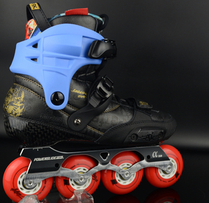 德国宝狮莱欧版evo碳纤成人高端平花刹车直排轮滑鞋溜冰鞋男女款