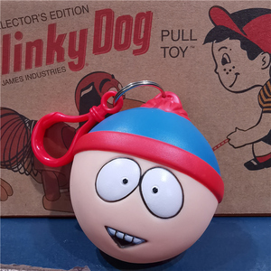 古董 1999年 南方公园 衰仔乐园 胖子卡特曼 硬币零钱包挂件