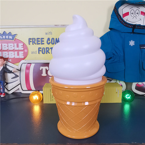 ice cream冰淇淋灯雪糕灯甜筒模型摆件发光玩具