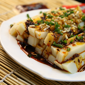 贵州米豆腐凯里三穗特产铜仁印江手工凉拌粉菜即食小吃送辣椒调料