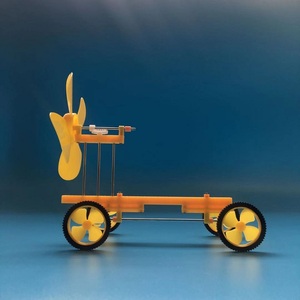 手工拼装风动力小制作逆风行走小车创新比赛用品少年宫实验器材