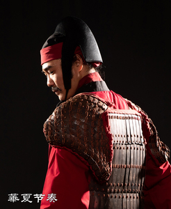 【華夏节奏】汉服武弁 兵马俑头饰 秦汉甲胄盔甲冠服鹖冠 复原款