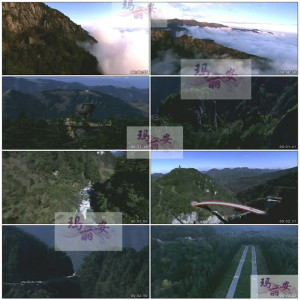 神农架鼎神农顶虹桥山顶炎帝云雾大自然风景山峰云雾实拍视频素材