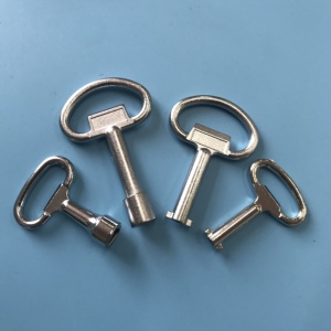 ms705转舌锁钥匙水电表机柜钥匙 配电箱柜钥匙小型内三角钥匙