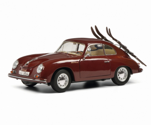schuco舒克 1:18保时捷porsche 356a skiurlaub#合金全开汽车模型