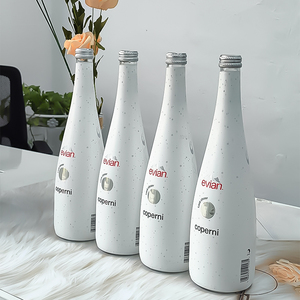 法国2023款依云xCoperni联名浪漫星座限量瓶750ml高端收藏玻璃瓶