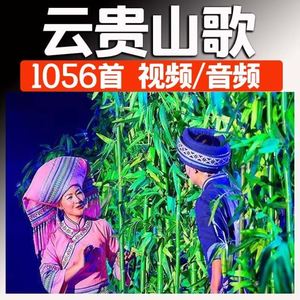 云南贵州山歌视频车载mp4mp3u盘情歌对唱tf内存卡看戏机通用优盘