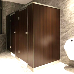 公共卫生间隔断免漆复合板厕所蹲便围挡更衣浴室门pvc防水抗倍特