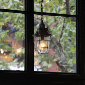 日式复古工业风格吊灯餐厅厨房吧台咖啡店酒吧装饰灯北欧简约muji