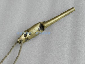 鹌鹑哨铜哨古玩老物件古物古董鹌鹑声纯铜哨子民国