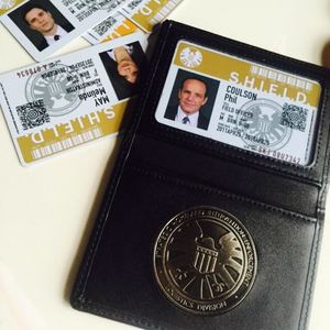 神盾局特工agents of shield金属徽章真皮证件夹id卡驾驶证可定制