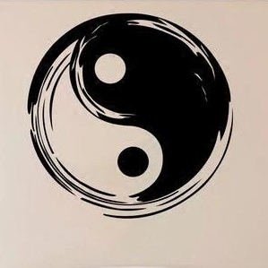 阴阳鱼太极八卦图贴纸