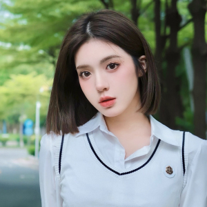 假发短发女减龄网红日常中分刘海短直发bobo头造型自然全头套式