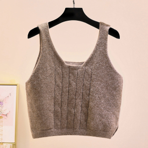 毛线吊带背心女针织外搭秋冬