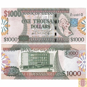 圭亚那1000元纸币