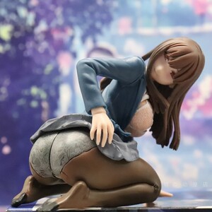 日本动漫二次元现货性感美少女可脱装灰梅跪姿校制服手办人偶摆件