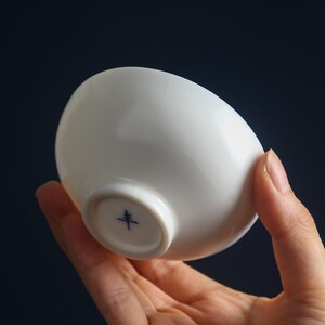 徐孝丰 德化汝窑汝瓷手工茶杯白瓷主人杯单杯品茗杯个人杯平安