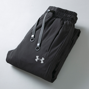 ua安德玛休闲裤男士冬季加厚保暖裤户外运动防风冬装羽绒裤男长裤