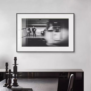 黑白抽象摄影挂画老照片简约高级感艺术极简装饰画样板间公寓壁画