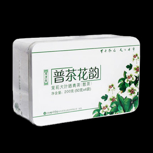 七彩云南庆沣祥茉莉味普洱生茶庆丰祥普茶花韵茉莉花散茶200g专柜