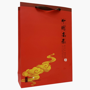 通用茶叶包装红色茶叶手提袋红茶手提袋大号中国茗茶礼品袋礼盒袋