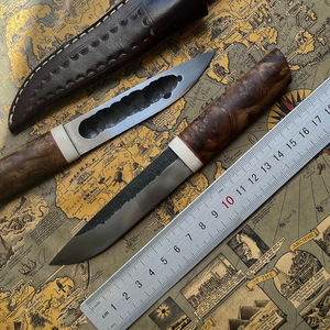 刃物作 手工锻打雅库特刀 户外bc露营刀野外求生刀猎刀合法非管制